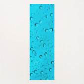 Blauw bellenontwerp voor Yoga Mat (Voorkant)