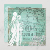 Blauw ben mijn Valentijn eens op een Uitnodiging v (Voorkant / Achterkant)