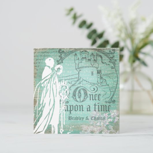 Blauw ben mijn Valentijn eens op een Uitnodiging v (Staand voorkant)