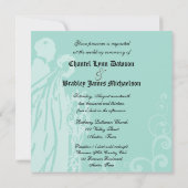 Blauw ben mijn Valentijn eens op een Uitnodiging v (Achterkant)