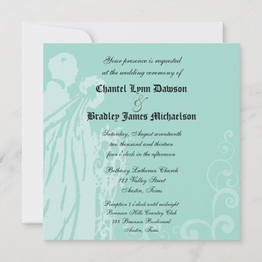 Blauw ben mijn Valentijn eens op een Uitnodiging v (Achterkant)