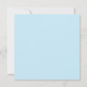 Blauw Beren Twins Baby shower Kaart (Achterkant)