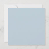 Blauw berenjongens babyshower uitnodiging (Achterkant)