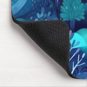 Blauw bergen en ontwerp van de boom muismat (Hoek)