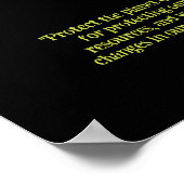 BLAUW BESCHERM HET PLANEET BEWAREN HET Poster VAN  (Hoek)