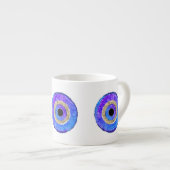 Blauw Bescherming tegen het Boze Oog Espresso Kop (Voorkant rechts)