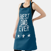 Blauw Beste Papa Ooit Schort (Insitu)