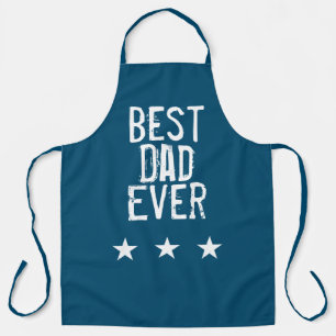 Blauw Beste Papa Ooit Schort