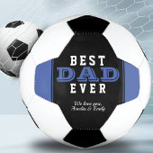 Blauw Beste Papa Ooit Typografie Vaderdag Voetbal