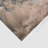 Blauw Betoverd Papier Bos Elegant Vrouw Portret (Detail)