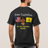 blauw, bevestigde Dood.com T-shirt (Achterkant)