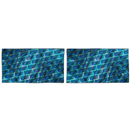 Blauw bevlekte, gemalen of legende baksteenstijl kussensloop