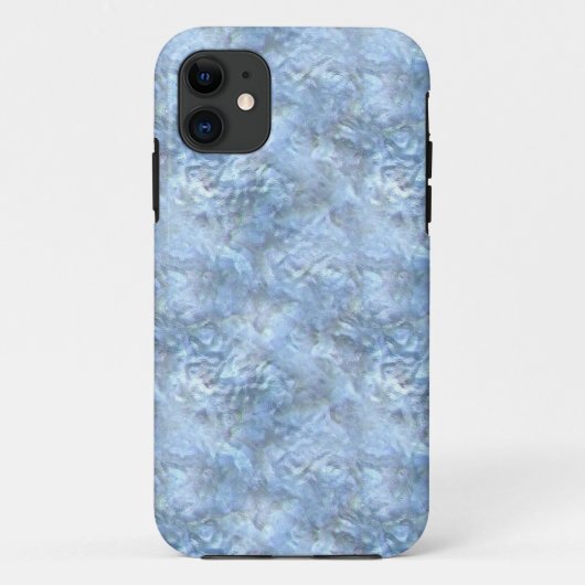 Blauw Bevroren Glas Case-Mate iPhone Case (Achterkant)
