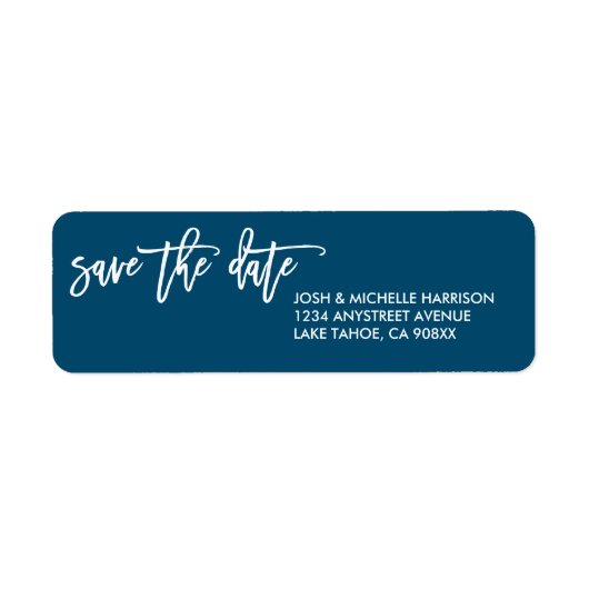 Blauw bewaar het label met het retouradres voor de (Voorkant)