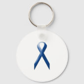 Blauw bewustmakingslint sleutelhanger (Voorkant)