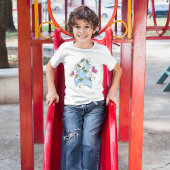 Blauw bewustzijn Ribbon T-shirt