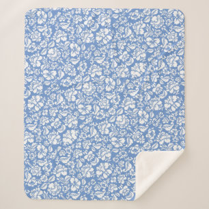 Blauw BG Sherpa Deken