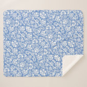 Blauw BG Sherpa Deken (Voorkant (horizontaal))