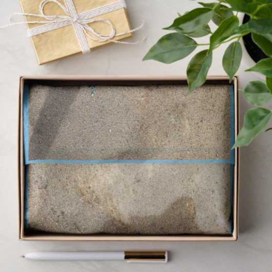 Blauw Bikini Strand Zand Thunder_Cove Tissuepapier (Geschenk)