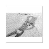 Blauw Bikini Strand Zand Thunder_Cove Zelfinktende Stempel (Design)