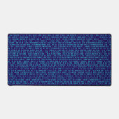 Blauw Binair Numeriek Systeem Bureaumat (Voorkant)
