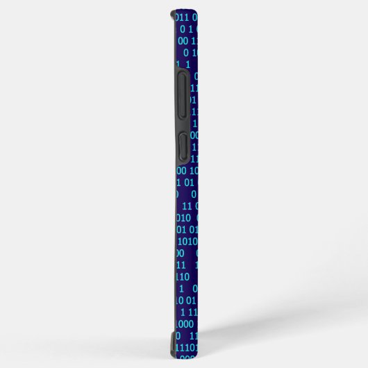 Blauw Binair Numeriek Systeem Samsung Galaxy Hoesje (Rechterkant)