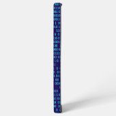 Blauw Binair Numeriek Systeem Samsung Galaxy Hoesje (Linkerkant)