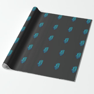 Blauw Bitcoin T-shirt Cadeaupapier