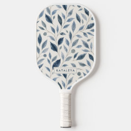 Blauw Blad Gepersonaliseerd Pickleball Paddle