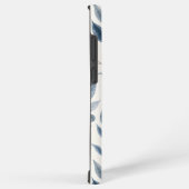 Blauw Blad Gepersonaliseerd Samsung Galaxy Hoesje (Rechterkant)