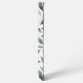 Blauw Blad Gepersonaliseerd Samsung Galaxy Hoesje (Linkerkant)