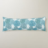 blauw blad lichaamskussen (Voorkant)