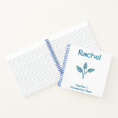 Blauw blad notitieboek (Binnen)