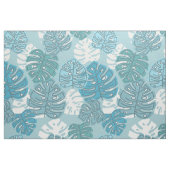 blauw blad stof (Fat Quarter)