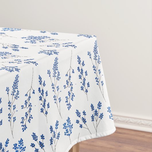 Blauw Blad Tafelkleed (Voorbeeld)