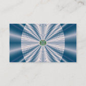 Blauw Blad Visitekaartje (Achterkant)