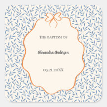 Blauw Bladeren Sinaasappel Bloemen Foto Doop