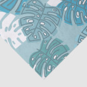 blauw bladpapier tissuepapier (Detail)