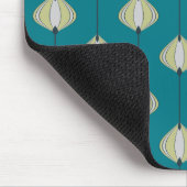 Blauw bladpatroon muismat (Hoek)