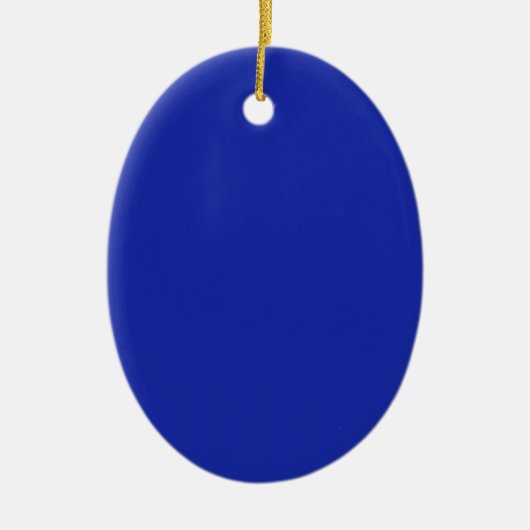 Blauw blanco papier, DIY toevoegen afbeelding van Keramisch Ornament (Voorkant)