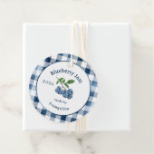 blauw blaubes jam Canning Bedankjes Labels (In situ)