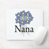  blauw blauw blauw T-shirt Muismat (Met muis)