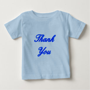 Blauw Blauw Dank U Ontwerp het MUSEUM Zazzle Gifts