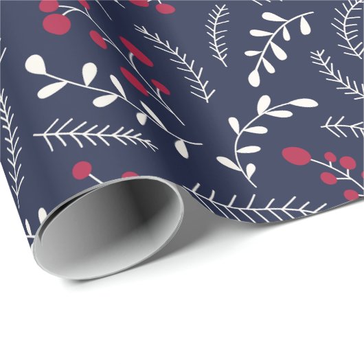 Blauw blauw foliepatroon voor de zeevaart van het  cadeaupapier (Rol Hoek)