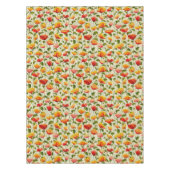  blauw, blauw, geel en Oranje Tafelkleed (Voorkant)