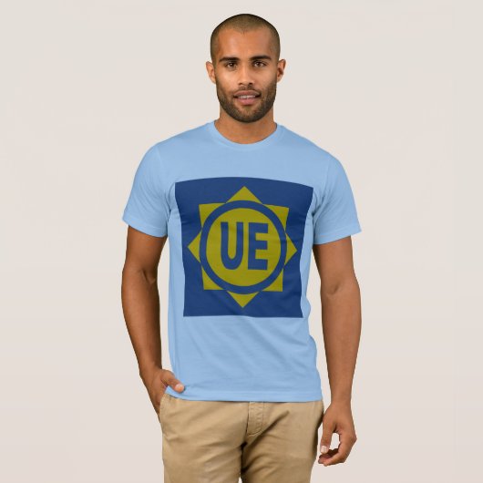 Blauw Blauw T-shirt EU (Voorkant volledig)