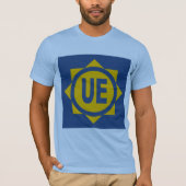 Blauw Blauw T-shirt EU (Voorkant)