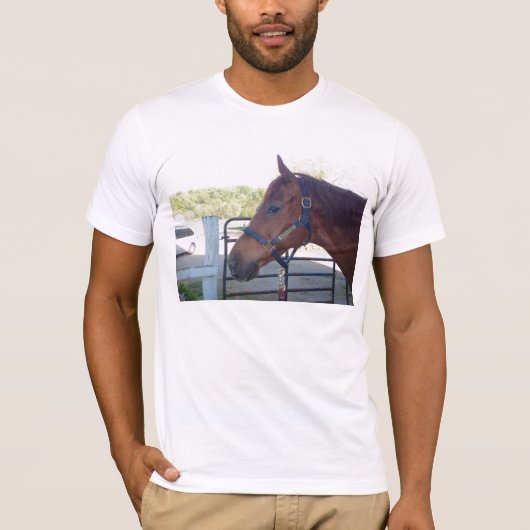 Blauw blauw Zee profiel T-shirt (Voorkant)