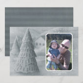 Blauw blauwe blauwe blauwe blauwe kaart voor booms (Voorkant / Achterkant)