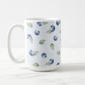 Blauw Blauwe Bosbessen Fruit Koffiemok (Links)